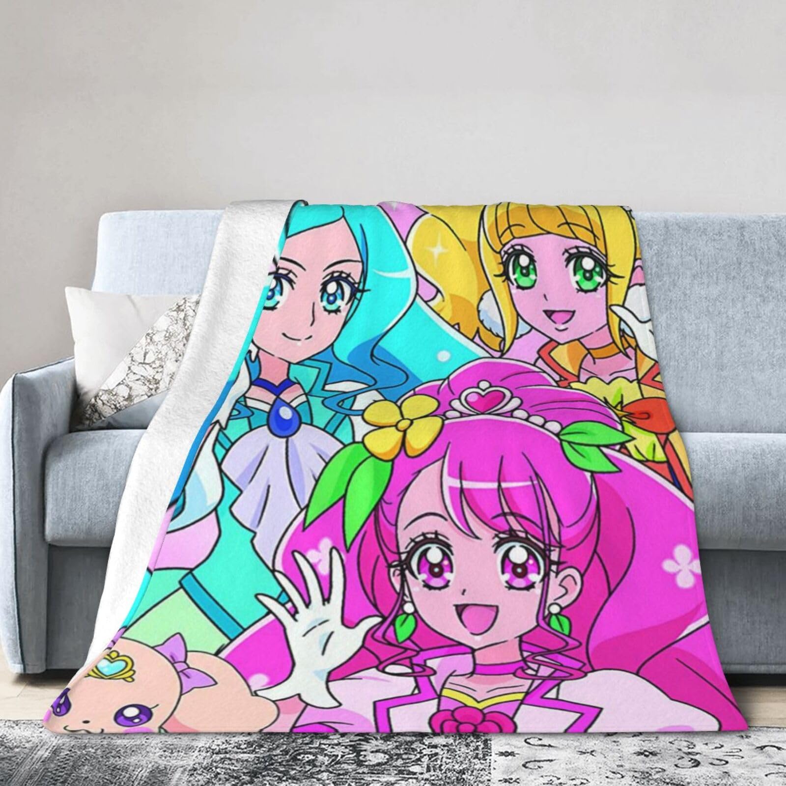 Amazon｜ヒーリングっどプリキュア 毛布シングルブランケット洗える